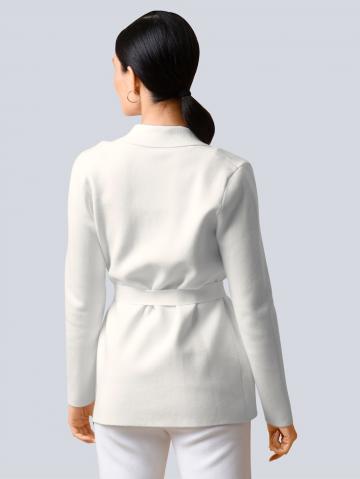 Длинная вязаная кофта