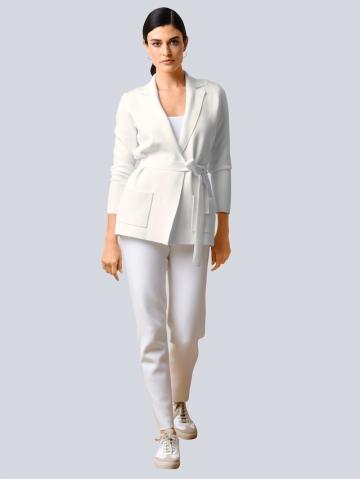 Длинная вязаная кофта