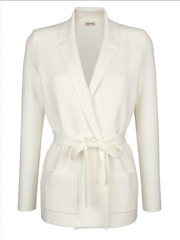 Длинная вязаная кофта