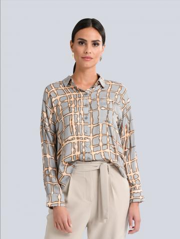 Блузка с длинным рукавом