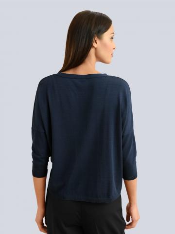 Длинная вязаная кофта