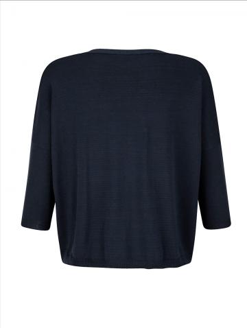 Длинная вязаная кофта