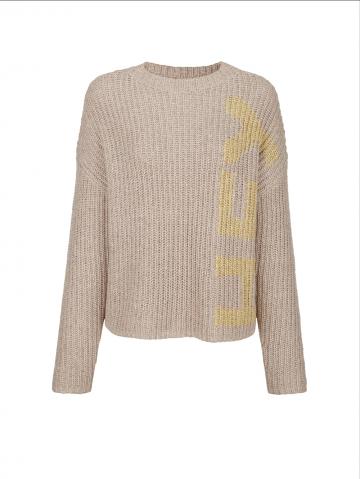 Пуловер с круглым вырезом