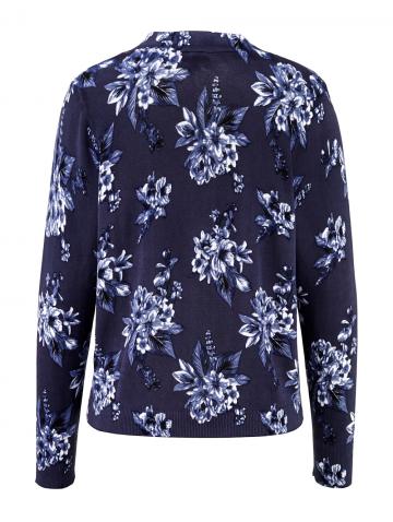 Длинная вязаная кофта