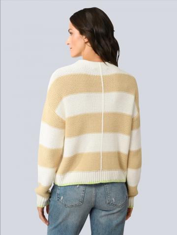 Пуловер с круглым вырезом