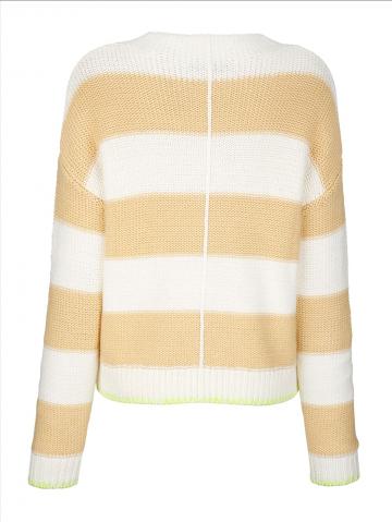 Пуловер с круглым вырезом