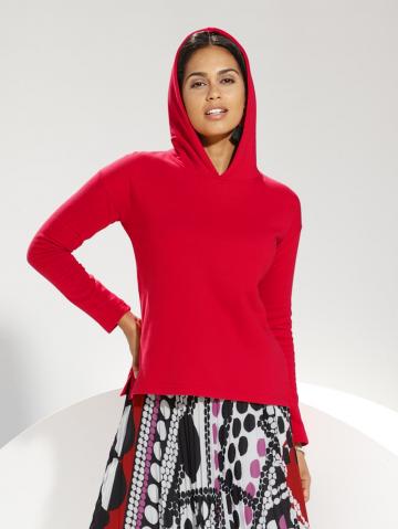 Пуловер с круглым вырезом