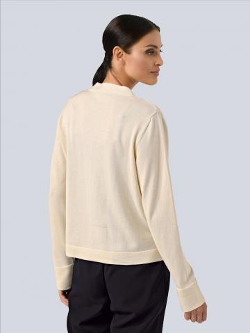 Длинная вязаная кофта