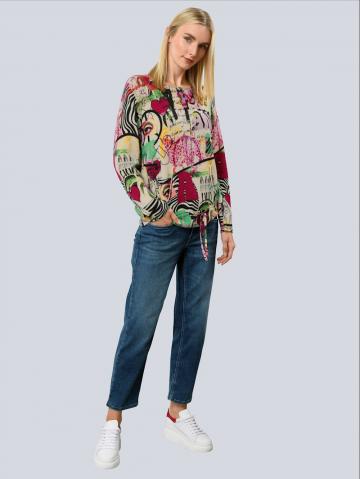 Длинный пуловер