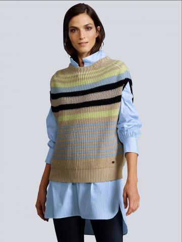 Длинный пуловер