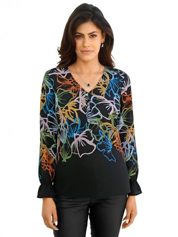 Блузка с длинным рукавом