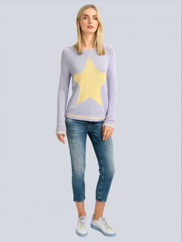 Длинный пуловер