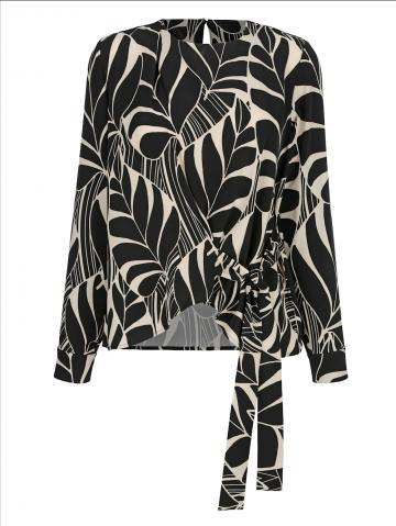 Блузка с длинным рукавом