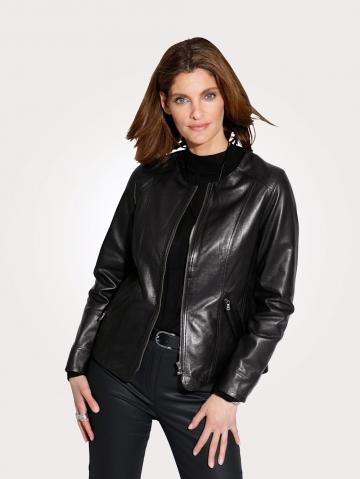 Куртка из искусственной кожи