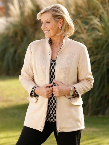 Куртка из искусственной кожи