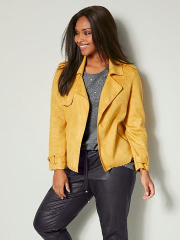 Куртка из искусственной кожи