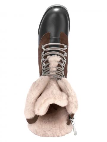 Сапоги на шнуровке