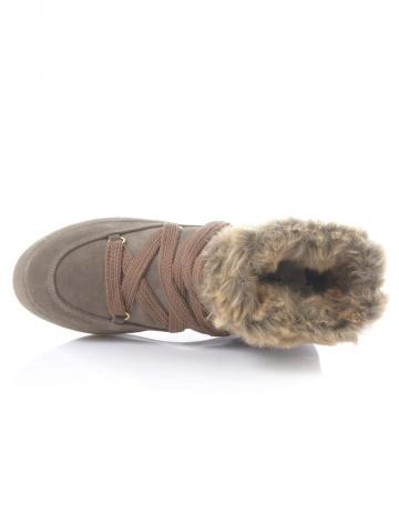 Сапожки на шнуровке