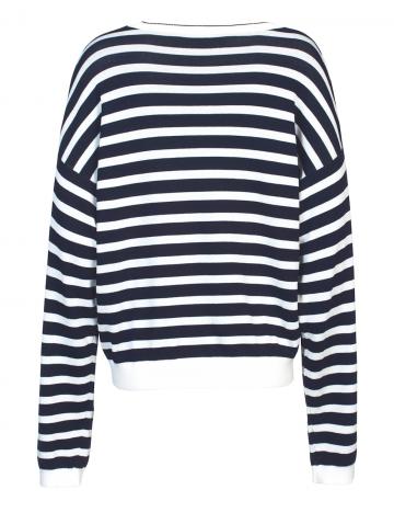 Пуловер с круглым вырезом