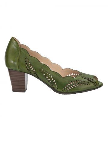 Туфли с открытым носом