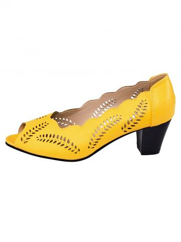 Туфли с открытым носом