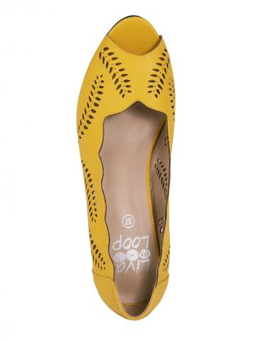 Туфли с открытым носом