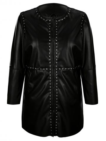 Куртка из искусственной кожи