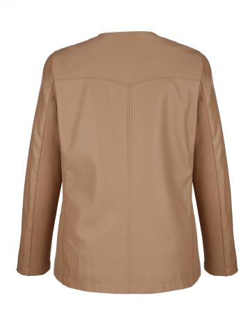 Куртка из искусственной кожи