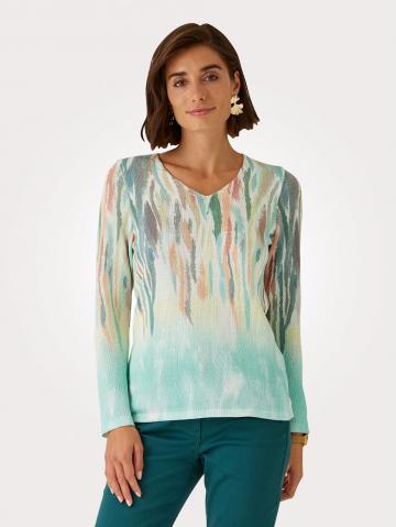 Вязаный пуловер