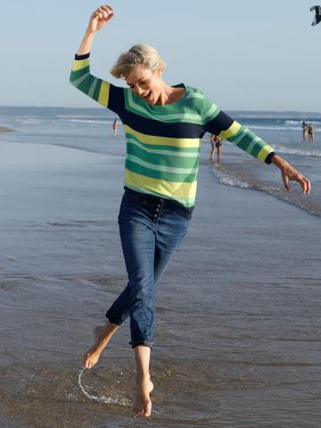 Вязаный пуловер