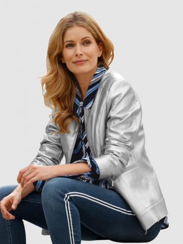 Куртка из искусственной кожи