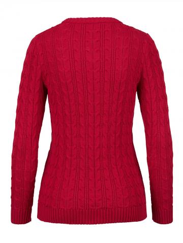 Вязаный пуловер