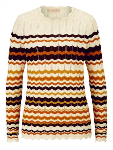 Вязаный пуловер