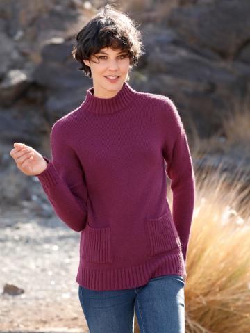 Вязаный пуловер