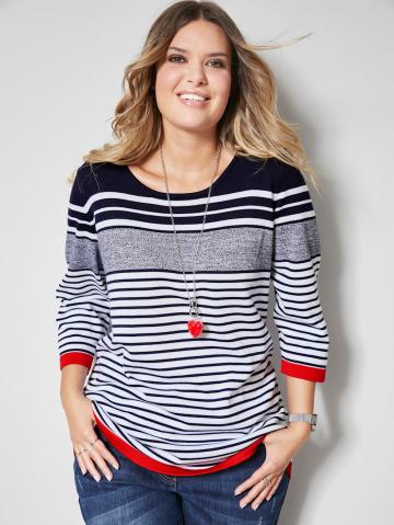 Вязаный пуловер