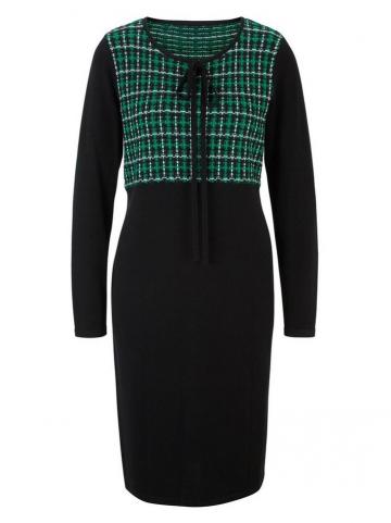 Вязаное платье 