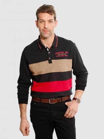 Поло с длинным рукавом