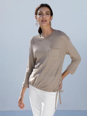 Вязаный пуловер