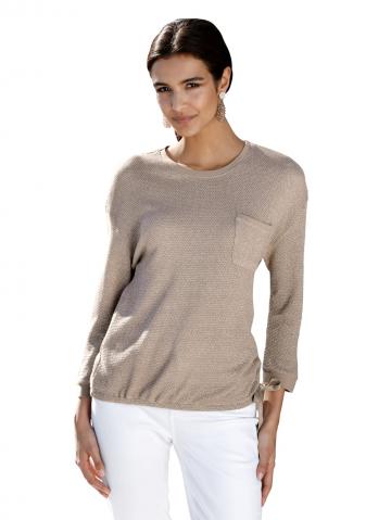 Вязаный пуловер