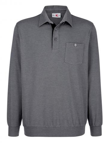 Поло с длинным рукавом