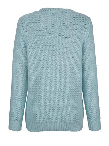 Вязаный пуловер