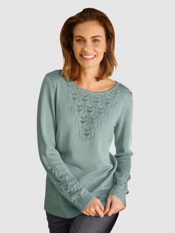 Вязаный пуловер