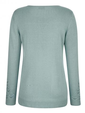 Вязаный пуловер