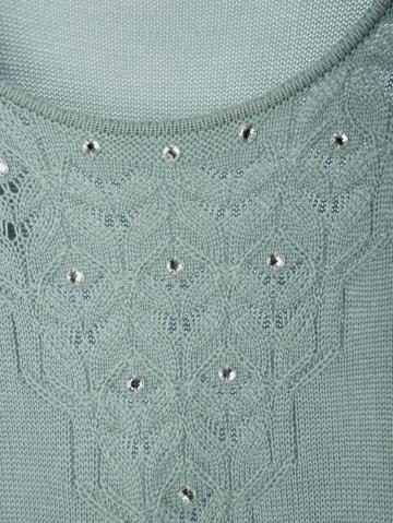 Вязаный пуловер