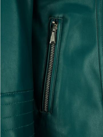 Куртка из искусственной кожи