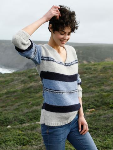 Вязаный пуловер