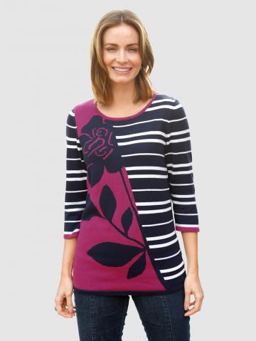 Вязаный пуловер