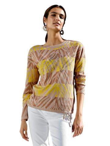 Вязаный пуловер