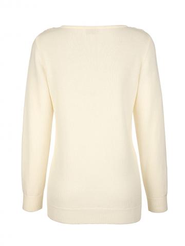 Вязаный пуловер