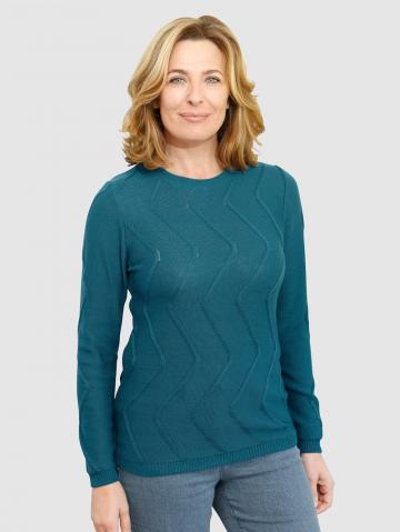 Вязаный пуловер